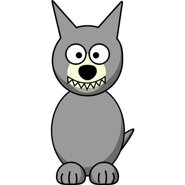 SVG Dog cartoon style