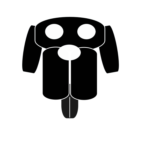 SVG Dog face