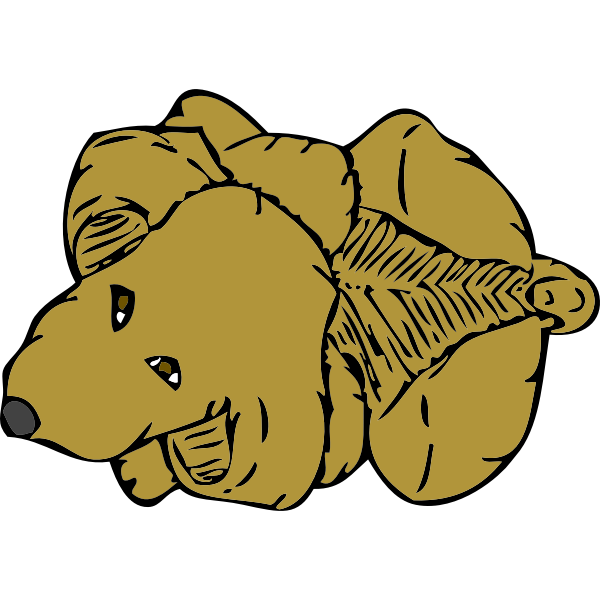 SVG dog from above