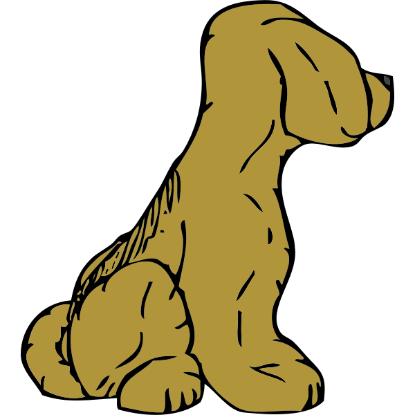 SVG dog from other side