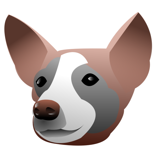 SVG Dog Portrait