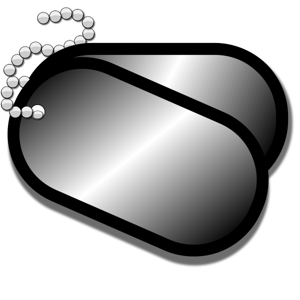 SVG Dog Tags Vector