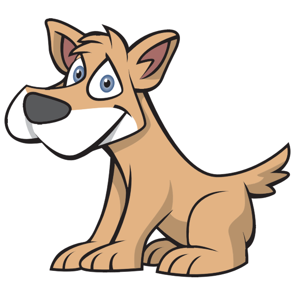 SVG Dog With Blue Eyes