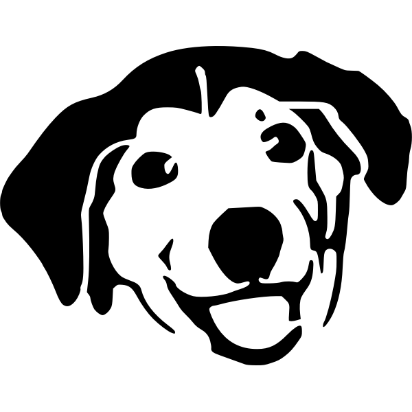 SVG Dog039s face