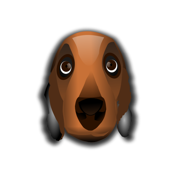 SVG Dog039s head
