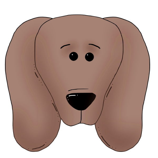 SVG Dogface vector image
