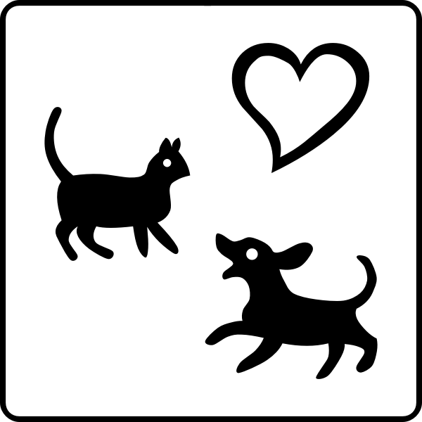 SVG Dogs allowed hotel sign vector graphics