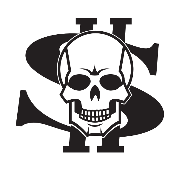 SVG Dollar symbol and a skull
