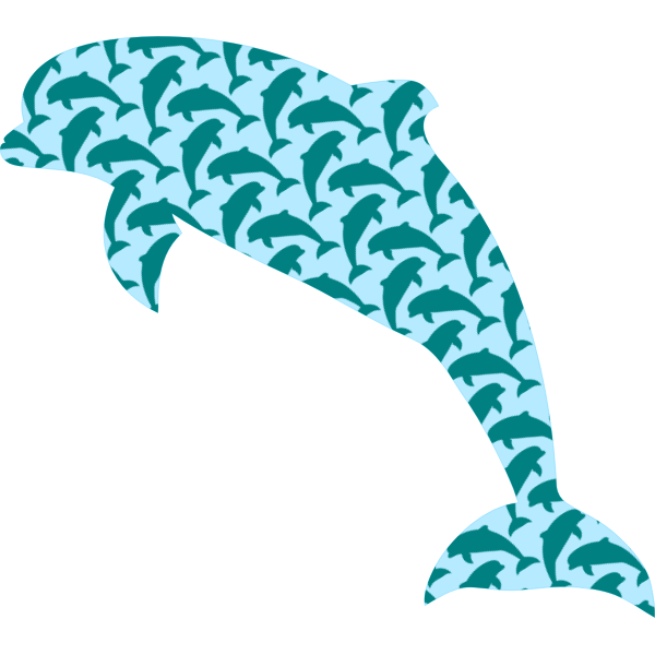 SVG Dolphin pattern