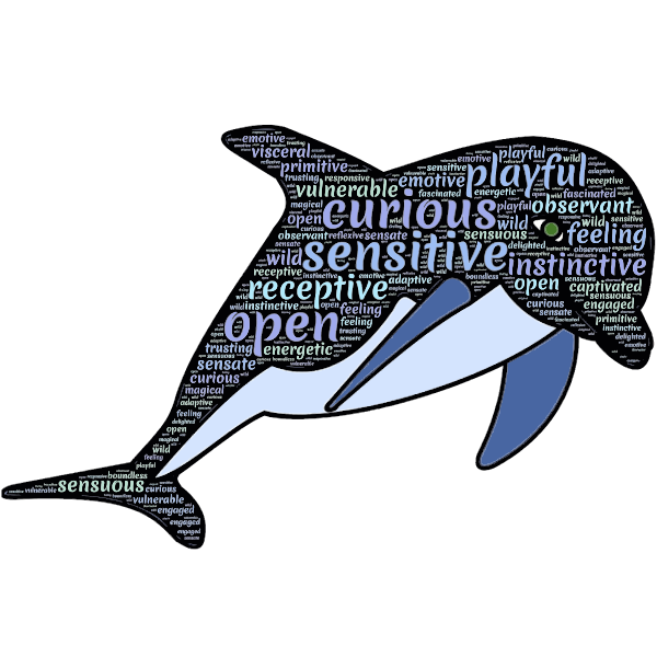 SVG Dolphin Typography