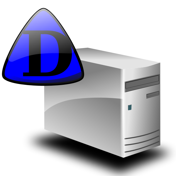 SVG Domain server icon vector image