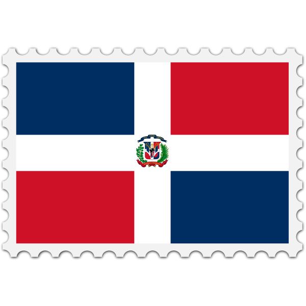 SVG Dominican Republic flag