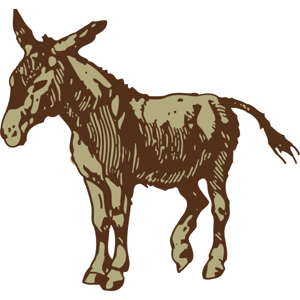 SVG donkey