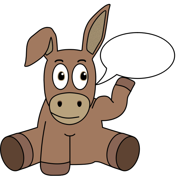 SVG Donkey Toy