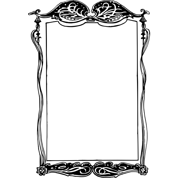 SVG Doodle wing frame