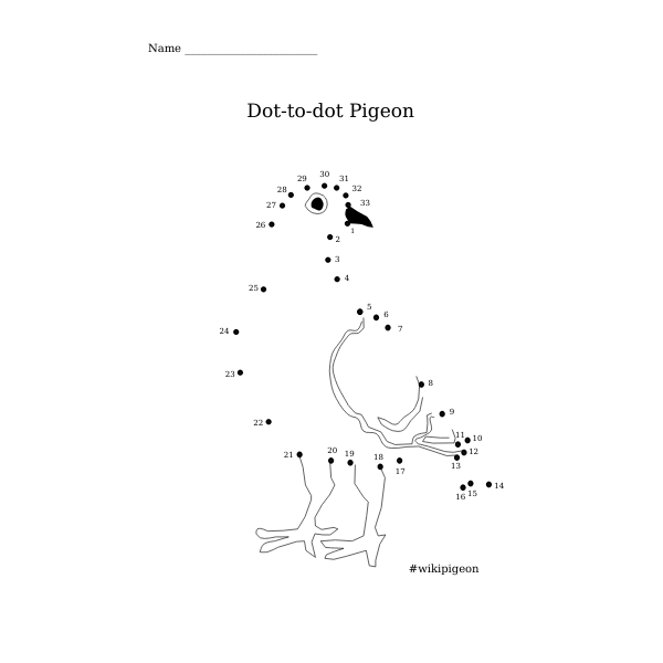SVG dot to dot