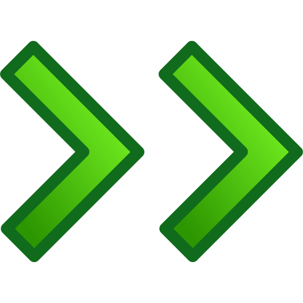 SVG Double arrow pointing right vector image