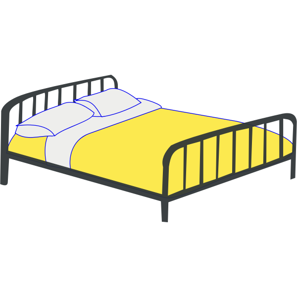 SVG Double bed image