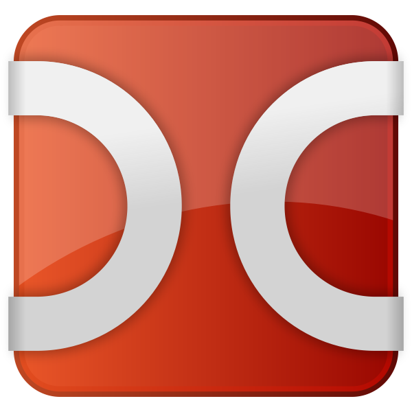 SVG Double Commander icon vector image