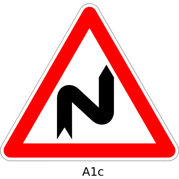 SVG Double curve first to the right