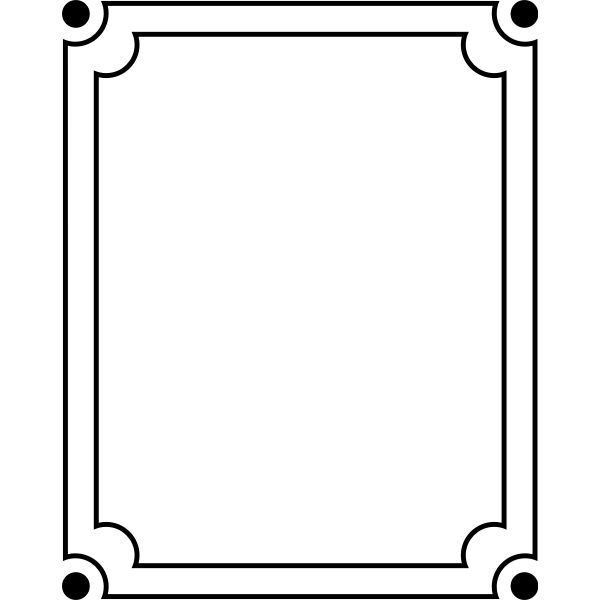 SVG Double frame vector image