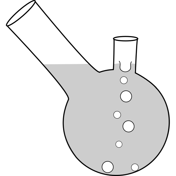 SVG double neck boiling flask