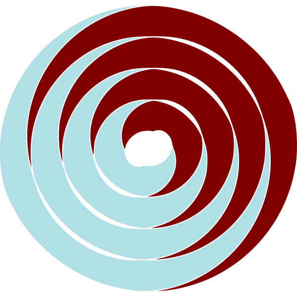 SVG double spiral