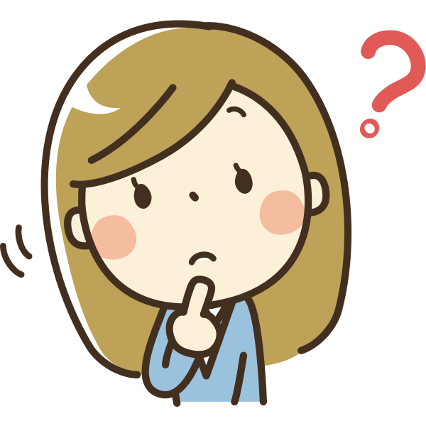 SVG Doubting girl