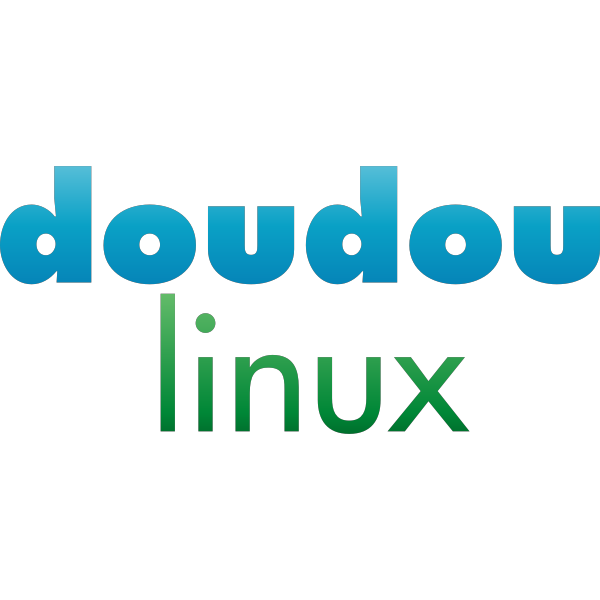 SVG Doudou Linux contest logo vector image