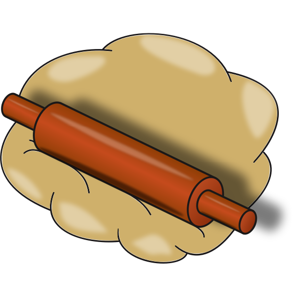 SVG Dough and rolling pin