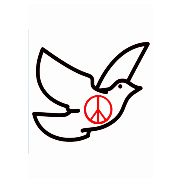SVG Dove of peace vector