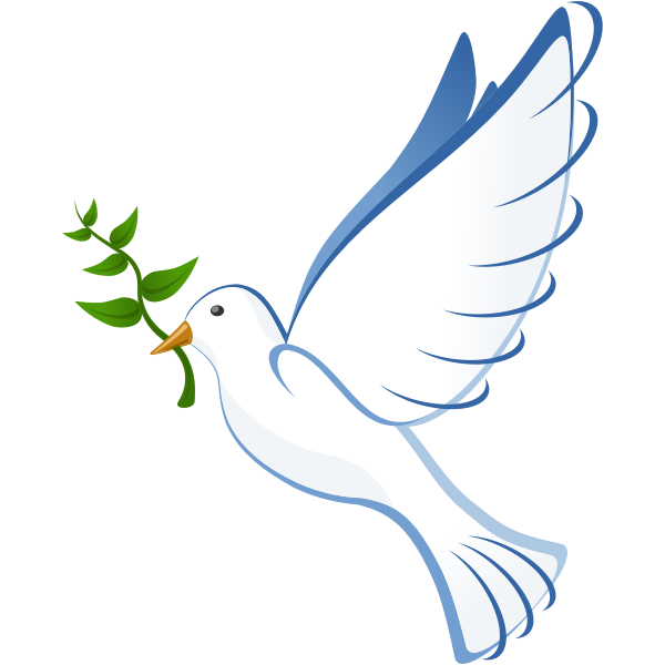 SVG Dove vector illustration