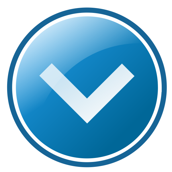 SVG Down arrow icon vector image