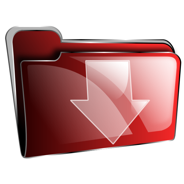 SVG Download folder icon