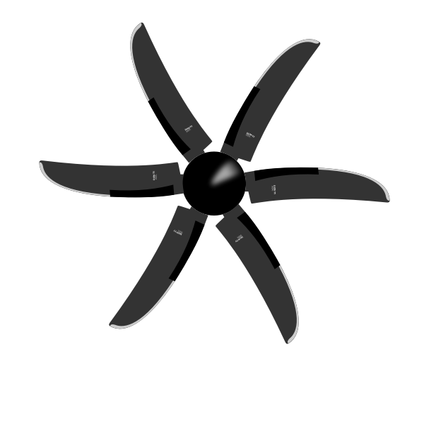 SVG Dowty 6-blade propeller