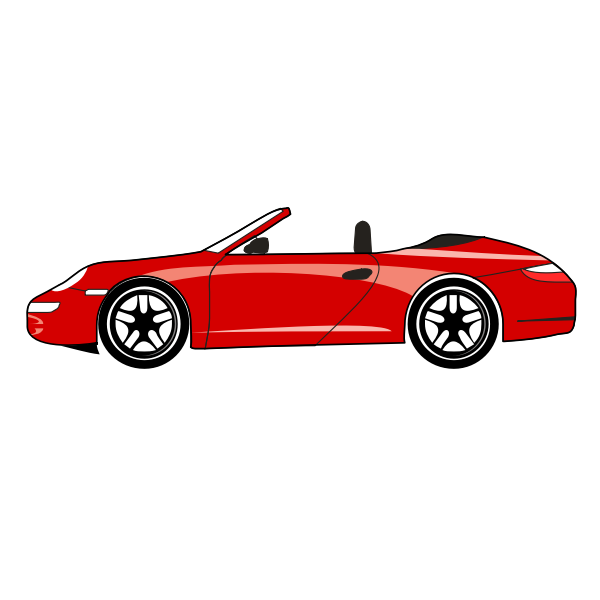 SVG draft form Porsche Carrera GT