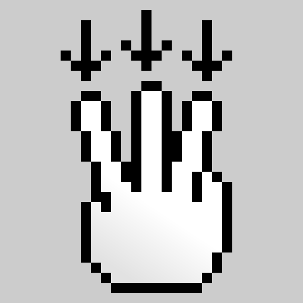 SVG Drag down pointer
