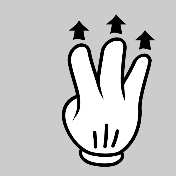 SVG Drag up pointer