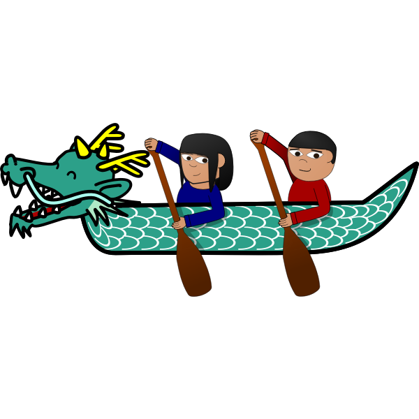 SVG Dragon boat
