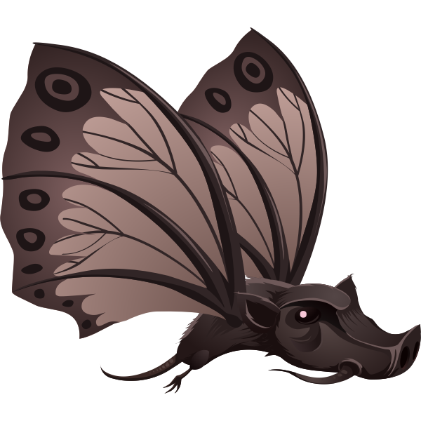 SVG Dragon butterfly
