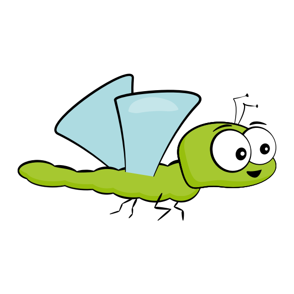 SVG Dragonfly cartoon