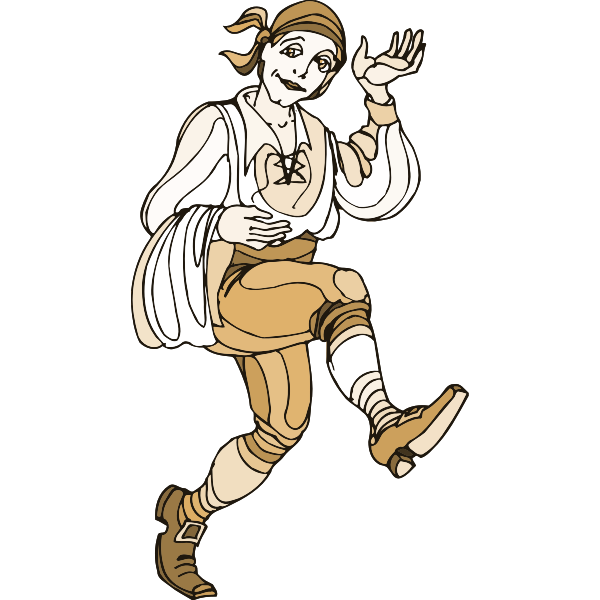SVG Drama character
