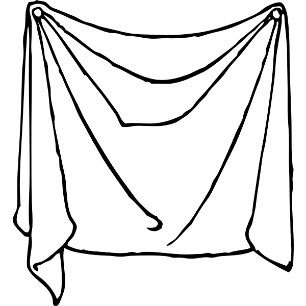 SVG draped sheet