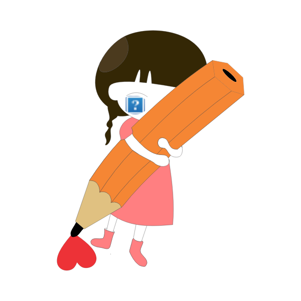 SVG drawing love
