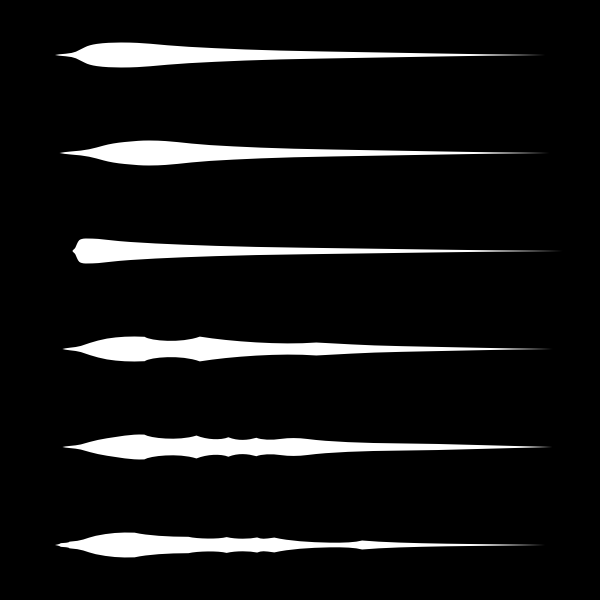 SVG Drawing of paint brushes