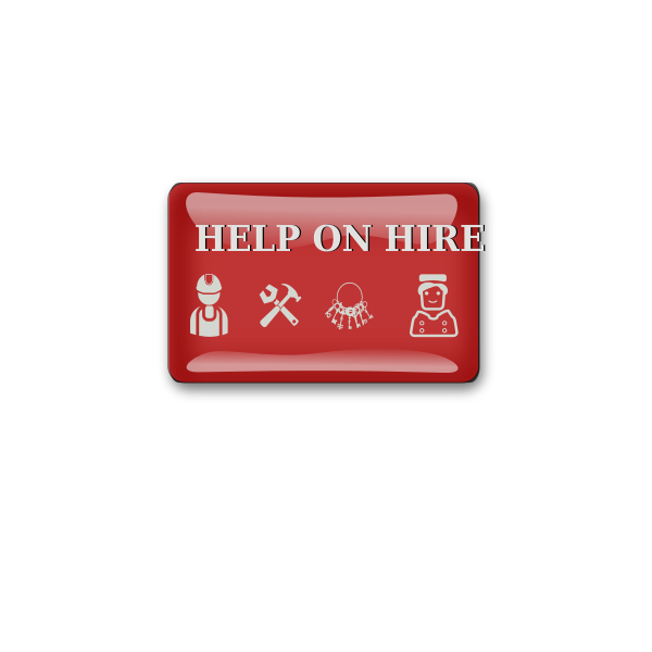 SVG Drawing of quotHelp on hirequot sign