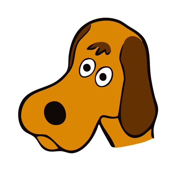 SVG drawn dog