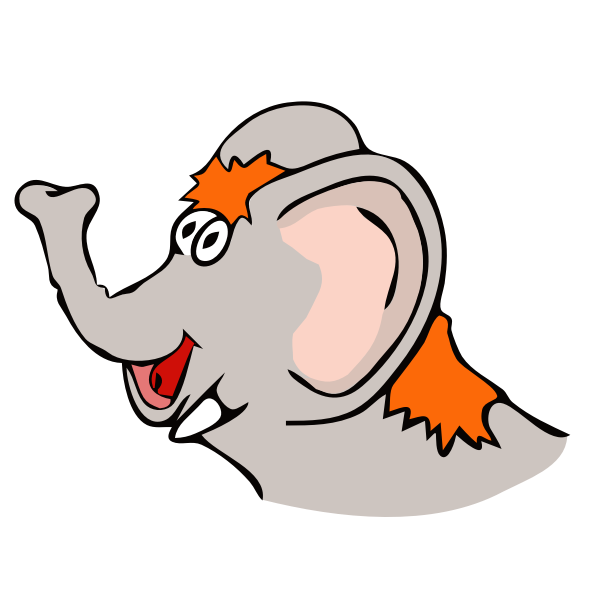 SVG drawn elefant