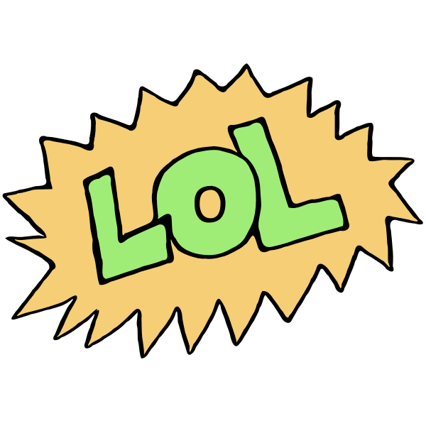 SVG Drawn LOL bubble