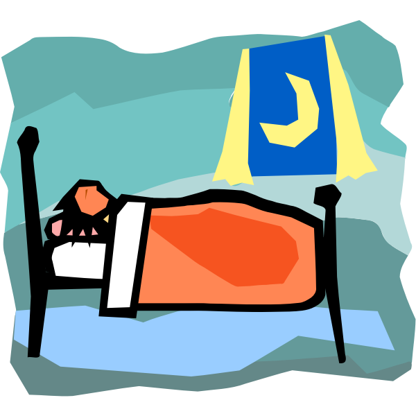 SVG Dreaming person
